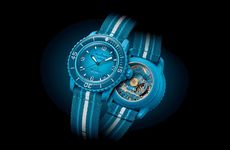 Accessible Aquatic-Hued Timepieces