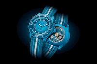 Accessible Aquatic-Hued Timepieces