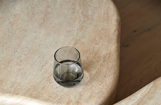 Versatile Travertine-Inspired Tables