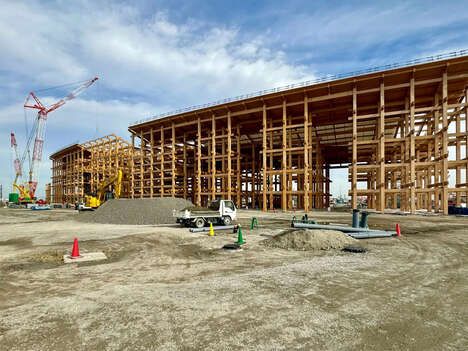 Vast Wooden Structural Pavilions