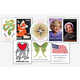 Nostalgic Art-Inspired Postal Stamps Image 1