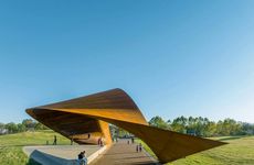 Hand-Bent Steel Performance Pavilions