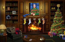 Superhero-Inspired Virtual Fireplaces