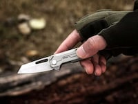 Compact Titanium Pocket Knives Image 1