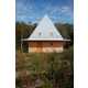 Hat-Shaped Metal-Topped Holiday Cabins Image 4