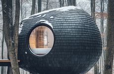 Modern Rounded Treehouse Pods