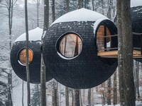 Modern Rounded Treehouse Pods Image 2