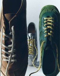 Bold Suede Fashionable Sneakers Image 2