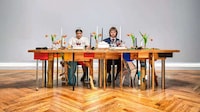 Unconventional Awkwardly Seated Tables Image 2