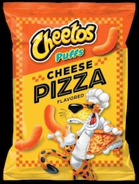 Puffed Pizza-Flavored Snacks