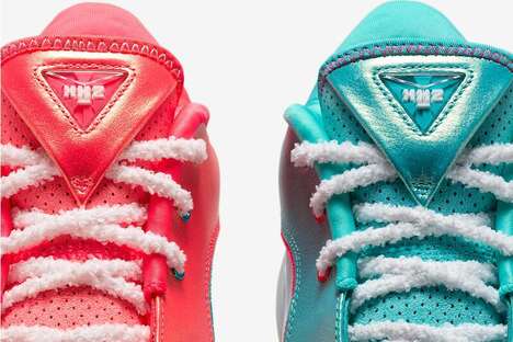 Candy-Themed Tonal Basketball Shoes