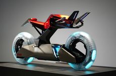 Futuristic Colorful Superbikes