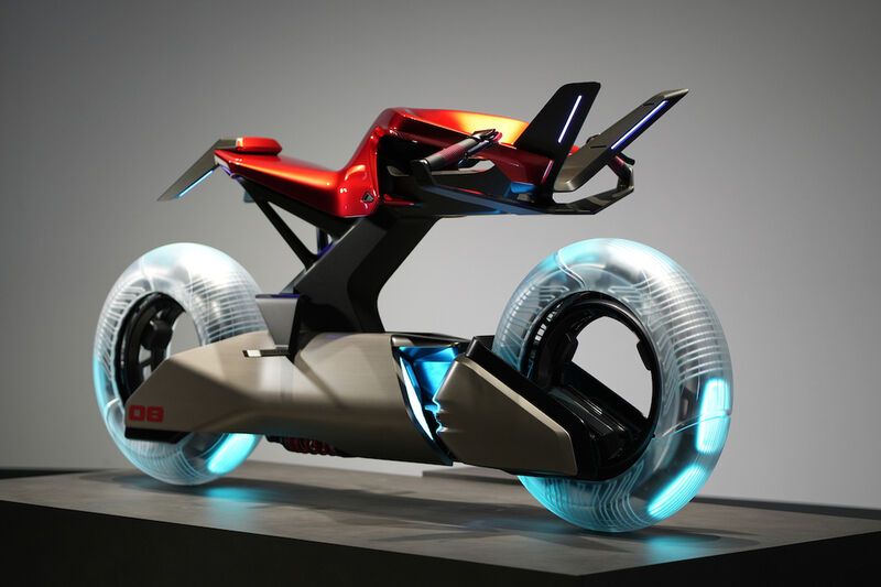 Futuristic Colorful Superbikes