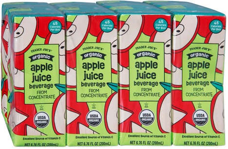 Organic Apple Juice Boxes