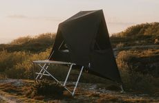 Lunar Lander-Inspired Tents