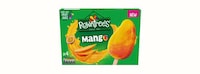 Swirled Mango Juice Popsicles