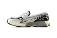 Silver-Accented Mesh Formal Sneakers Image 1