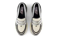 Silver-Accented Mesh Formal Sneakers Image 6