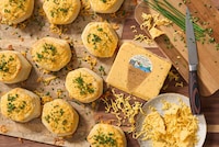 Savory Chive-Studded Cheeses