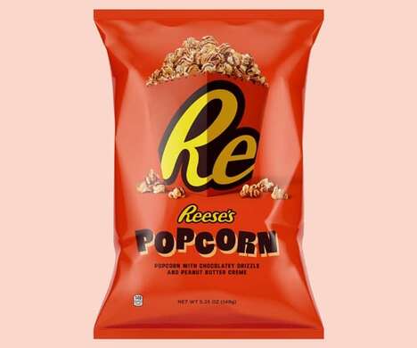 Candy-Covered Popcorn Snacks