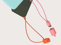 Vibrant Lanyard Charging Cables Image 1