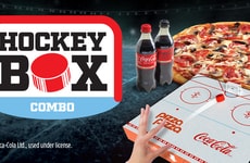 Hockey-Inspired Pizza Promotions