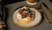 Brunch-Themed Cinnamon Roll Menus Image 1