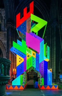 Neon Illuminated Art Installations