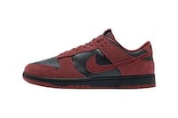 Dark Red Skateboarding Sneakers Image 1