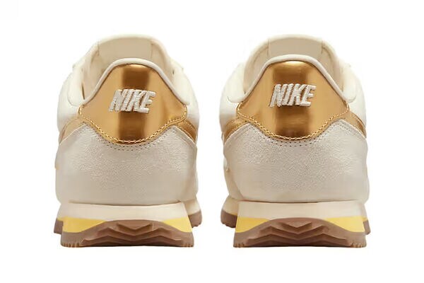 nike cortez with gold swoosh