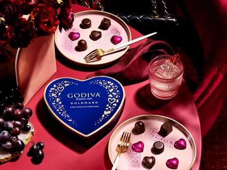 Opulent Heart-Shaped Chocolate Tins