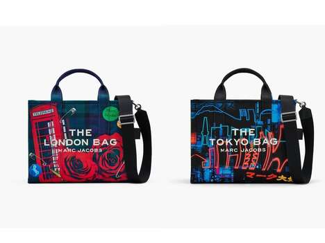 Vibrant City-Themed Handbags