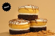 Pillowy Layered S'mores Cakes