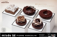 Collaborative Chocolatier-Crafted Donuts