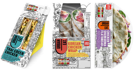 Prepackaged Street Food Sandwiches