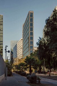 Black Steel Narrow Skyscrapers Image 3