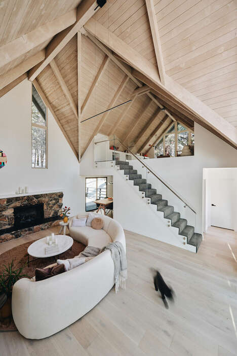 Retro Themed A-Frame Houses