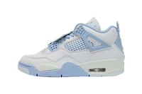 Floral Adorned Blue Sneakers Image 3