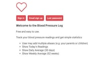 Blood Pressure Trackers