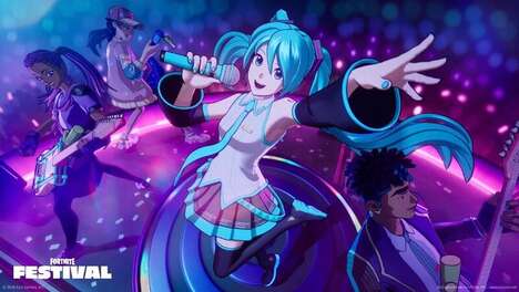 Virtual Idol Game Crossovers