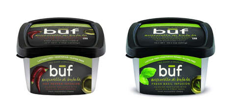 Flavored Lactose-Free Mozzarella Cheeses