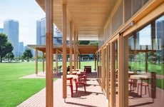 Wooden Pillar Japanese Cafes