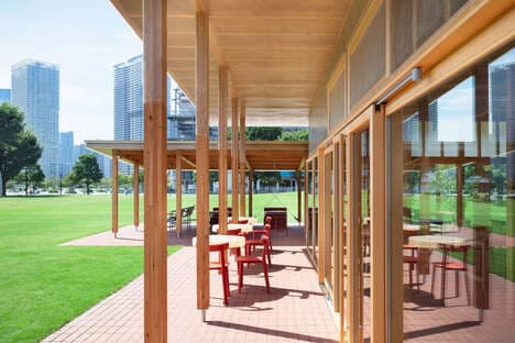 Wooden Pillar Japanese Cafes