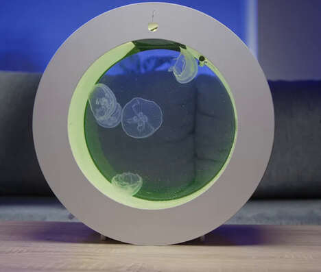 Modern Desk-Friendly Jellyfish Tanks