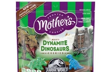 Frosting-Covered Dinosaur Cookies