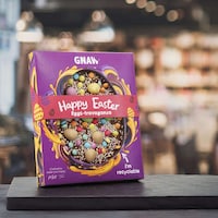 Textural Flat Easter Chocolates Image 1