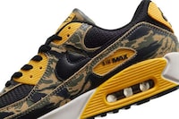 Yellow Patterned Bold Sneakers Image 6