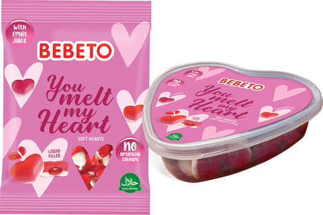 Romantic Liquid-Filled Gummy Candies