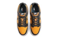 Orange Leather Skate Sneakers Image 3