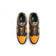 Orange Leather Skate Sneakers Image 3